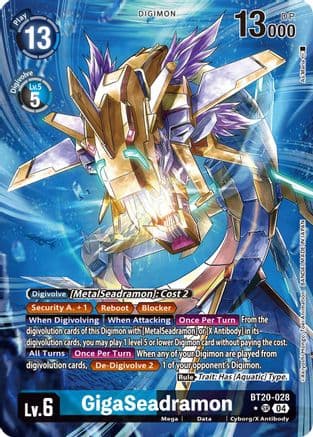 GigaSeadramon (Alternate Art) — Release Special Booster 2.5
