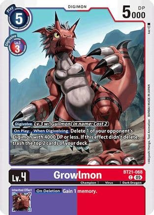 Growlmon — World Convergence
