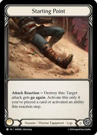 Starting Point — Blitz Deck: The Hunted - Arakni, Web of Deceit Flesh and Blood card by Lizhe Liang