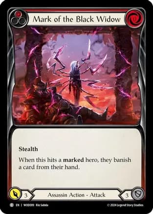 Mark of the Black Widow (Red) — Blitz Deck: The Hunted - Arakni, Web of Deceit