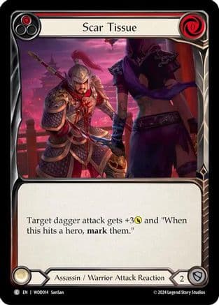 Scar Tissue (Red) — Blitz Deck: The Hunted - Arakni, Web of Deceit Flesh and Blood card by SanSan