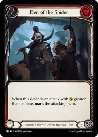 Den of the Spider (Red) — Blitz Deck: The Hunted - Arakni, Web of Deceit