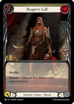 Reaper's Call (Yellow) (Extended Art)