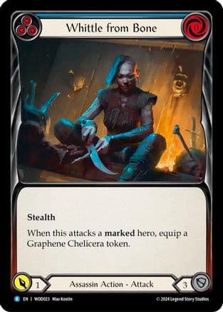 Whittle from Bone (Blue) — Blitz Deck: The Hunted - Arakni, Web of Deceit