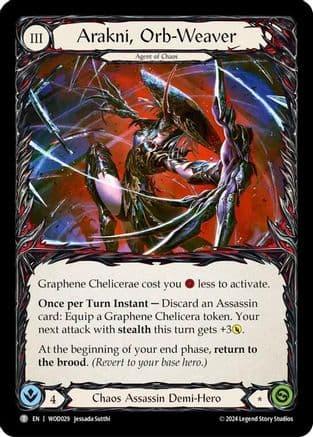 Arakni, Orb-Weaver // Arakni, Redback — Blitz Deck: The Hunted - Arakni, Web of Deceit