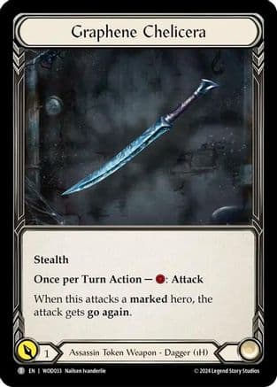 Graphene Chelicera — Blitz Deck: The Hunted - Arakni, Web of Deceit