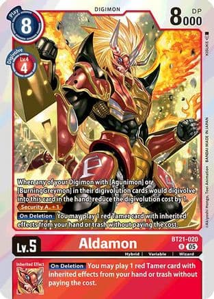 Aldamon — World Convergence Digimon Card Game card by KISUKE