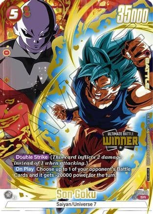 Son Goku - FS01-08 (Ultimate Battle Winner) — Tournament and Championship Promos