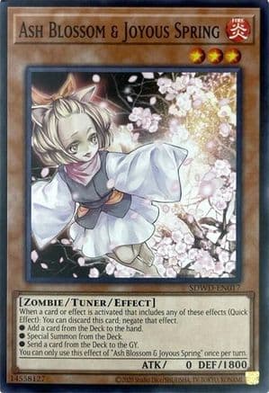 Ash Blossom & Joyous Spring (Unlimited Misprint) — Structure Deck: Blue-Eyes White Destiny