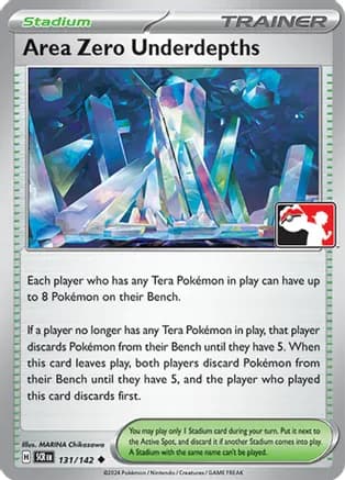 Area Zero Underdepths - 131/142 — Prize Pack Series Cards