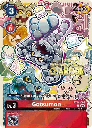 Gotsumon (2025 Regionals Champion) — Blast Ace