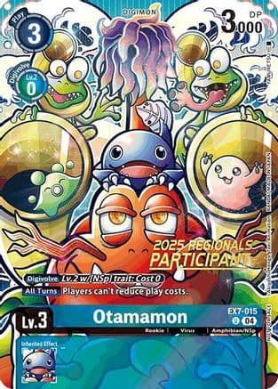 Otamamon (2025 Regionals Participant) — Digimon LIBERATOR