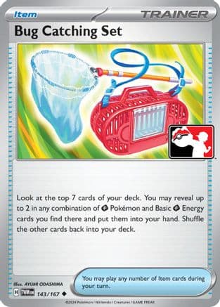 Bug Catching Set - 143/167 — Prize Pack Series Cards Pokémon TCG card by AYUMI ODASHIMA