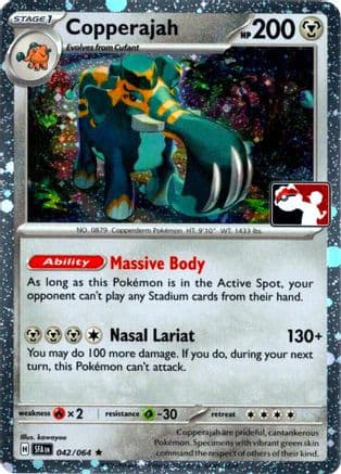 Copperajah - 042/064 (Cosmos Holo) — Prize Pack Series Cards Pokémon TCG card by kawayoo