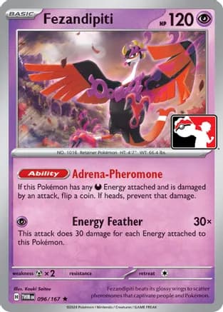 Fezandipiti - 096/167 — Prize Pack Series Cards Pokémon TCG card by Kouki Saitou