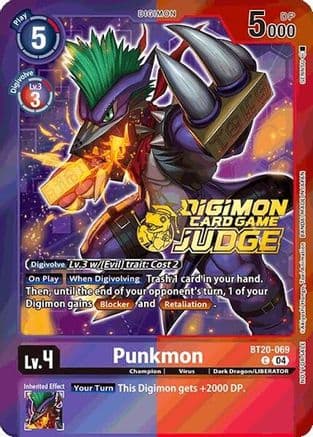 Punkmon (Judge Pack 2025 Wave 1) — Release Special Booster 2.5