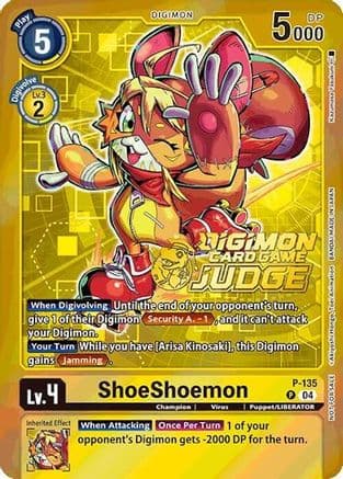 ShoeShoemon (Judge Pack 2025 Wave 1) — Digimon Promotion Cards