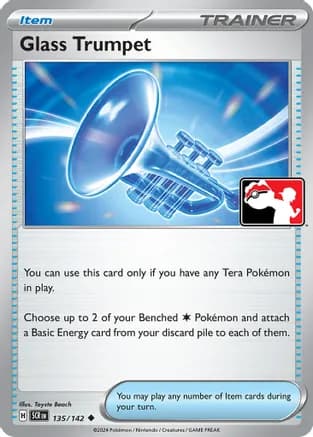 Glass Trumpet - 135/142 — Prize Pack Series Cards