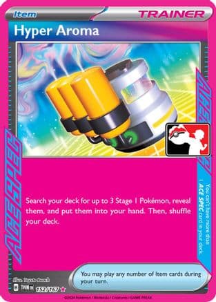 Hyper Aroma - 152/167 — Prize Pack Series Cards