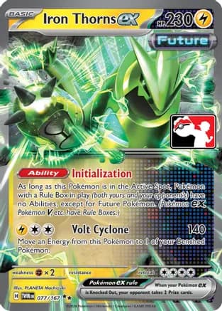 Iron Thorns ex - 077/167 — Prize Pack Series Cards Pokémon TCG card by 5ban Graphics
