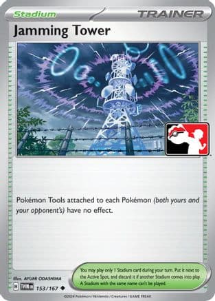 Jamming Tower - 153/167 — Prize Pack Series Cards Pokémon TCG card by AYUMI ODASHIMA