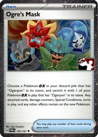 Ogre's Mask - 159/167 (Cosmos Holo) — Prize Pack Series Cards Pokémon TCG card by 5ban Graphics