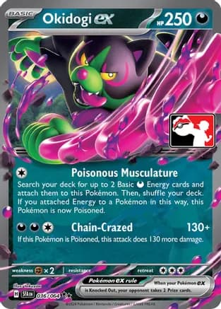 Okidogi ex - 036/064 — Prize Pack Series Cards Pokémon TCG card by takuyoa