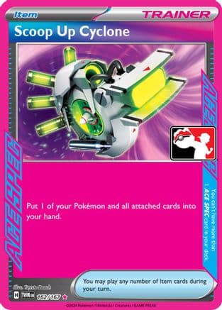 Scoop Up Cyclone - 162/167 — Prize Pack Series Cards Pokémon TCG card by Toyste Beach