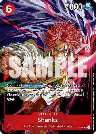 Shanks (Event Pack Vol. 6) — One Piece Promotion Cards