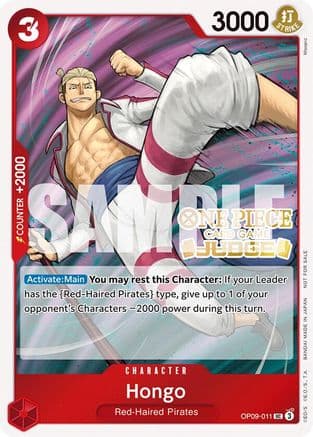 Hongo (Judge Pack Vol. 5) — One Piece Promotion Cards