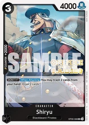 Shiryu (Judge Pack Vol. 5) — One Piece Promotion Cards