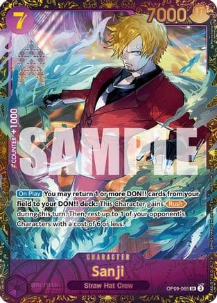 Sanji (Championship 25-26 Regionals Season 1) — One Piece Promotion Cards