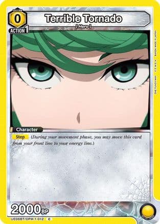 Terrible Tornado (012) — UE06BT: One Punch Man Union Arena card by OS'M