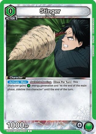 Stinger — UE06BT: One Punch Man