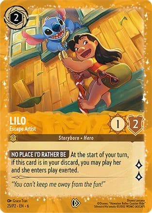 Lilo - Escape Artist — Disney Lorcana Promo Cards
