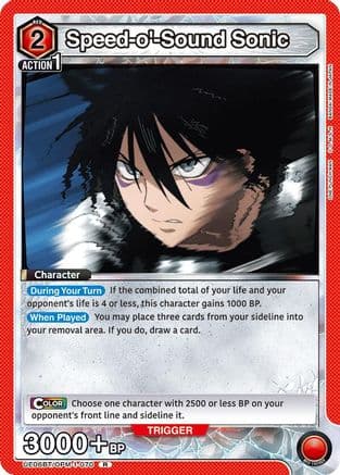 Speed-o'-Sound Sonic (070) — UE06BT: One Punch Man