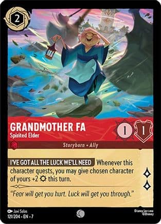 Grandmother Fa - Spirited Elder — Archazia's Island Disney Lorcana card by Javi Salas