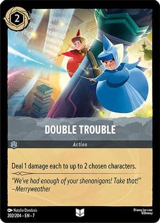 Double Trouble — Archazia's Island Disney Lorcana card by Natalie Dombois