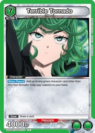 Terrible Tornado (111) — UE06BT: One Punch Man Union Arena card by BANDAI