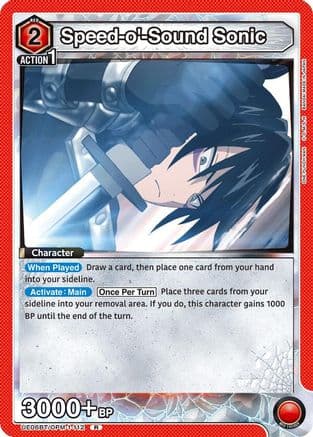 Speed-o'-Sound Sonic (112) — UE06BT: One Punch Man