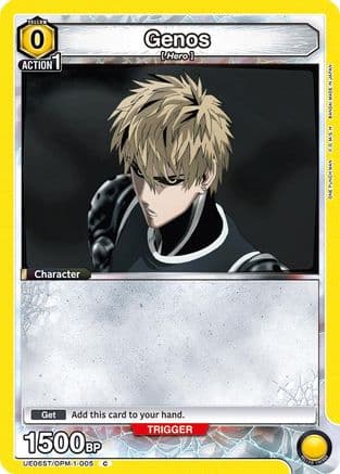 Genos (005) — UE06ST: One Punch Man Starter Deck