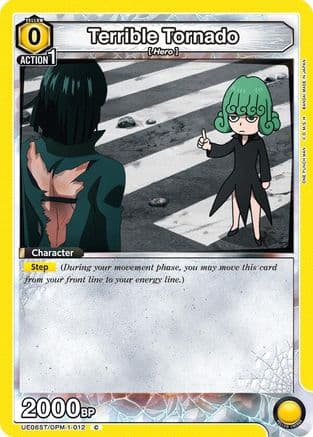 Terrible Tornado (012) — UE06ST: One Punch Man Starter Deck Union Arena card by M.S.H