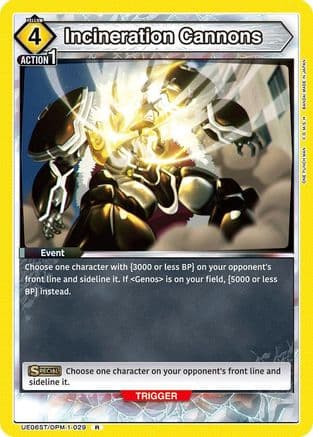 Incineration Cannons — UE06ST: One Punch Man Starter Deck