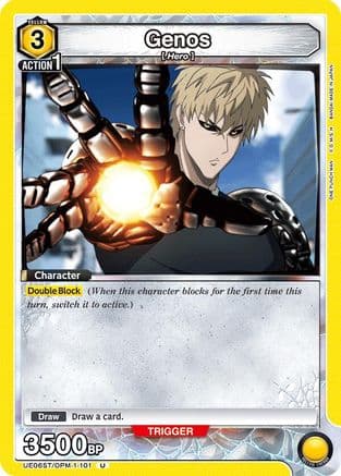 Genos (101) — UE06ST: One Punch Man Starter Deck