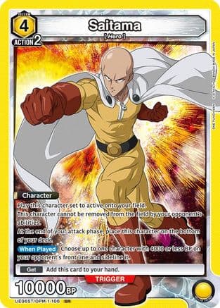 Saitama (106) — UE06ST: One Punch Man Starter Deck