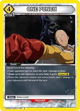 ONE PUNCH — Union Arena card