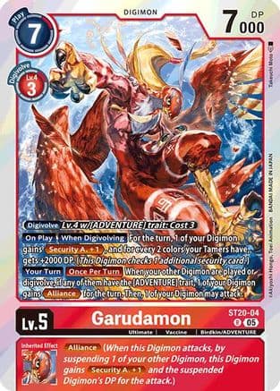 Garudamon — Starter Deck 20: Protector of Light Digimon Card Game card by Takeuchi Moto