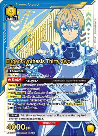 Eugeo Synthesis Thirty-Two (SR**) — UE07BT: Sword Art Online