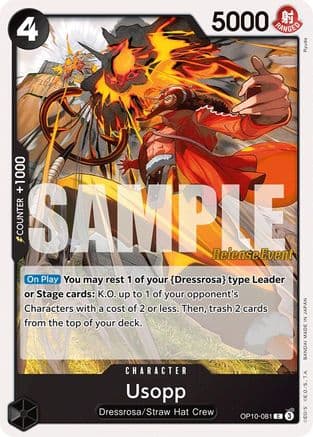 Usopp (081) — Royal Blood Release Event Cards