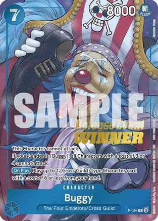Buggy (OP10 Release Event Winner) — One Piece Promotion Cards